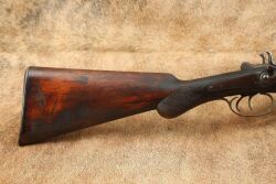 Belgian W. Richards Double Barrel Hammer Shotgun 12 GA 30&rdquo; 1874-1898 Antique - 3