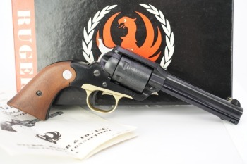 Late 1960's Fine Ruger Bearcat Pre-Warning Single Action Revolver & Box