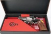 Colt Nickel Python .357 Magnum Double Action Revolver & Box, Model I3621 - 21