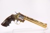 1 of 1,000 Factory Engraved Gold Wash Colt Python 20th Century Special edition & Case - 3