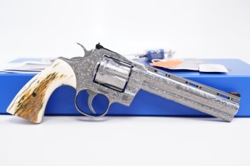 Colt Custom Shop Engraved Python .357 Magnum Revolver & Box