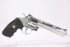 Colt Nickel Python .357 Magnum Double Action Revolver, Model I3061 & Box - 3