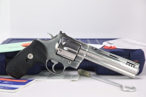 Colt Anaconda MM3060 .44 Magnum Double Action Ported Revolver, Box & Letter