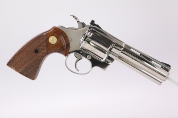 1985 4" Nickel Colt Diamondback .38 Special Double Action Revolver