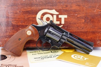 Blue Colt Diamondback .38 Special Double Action Revolver & Box