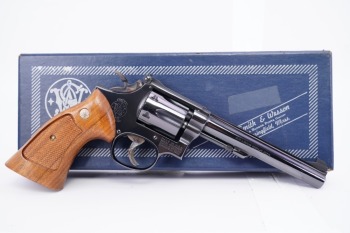 Smith & Wesson Model 17-3 K-22 Masterpiece .22 LR Double Action Revolver & Box