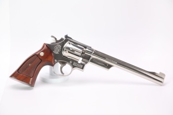 Smith & Wesson Model 27-2 .357 Mag 8 3/8" Nickel Double Action Revolver