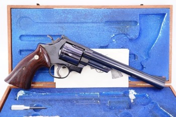 Smith & Wesson Model 29 Four Screw .44 Magnum Revolver, Case & Letter